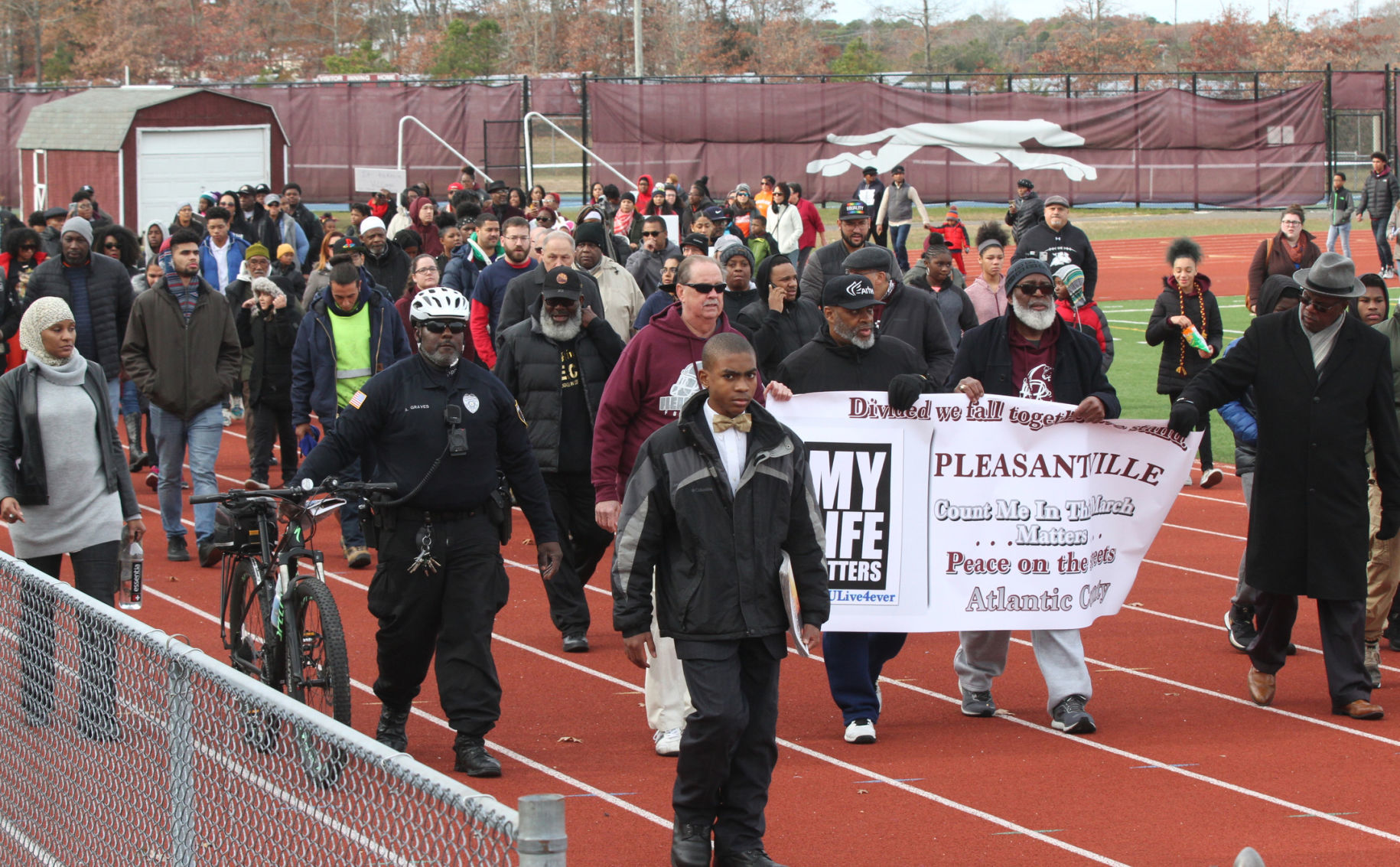 Pleasantville peace march